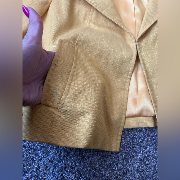 Classiques Entier gold yellow short structures jacket size small - Picture 5 of 11